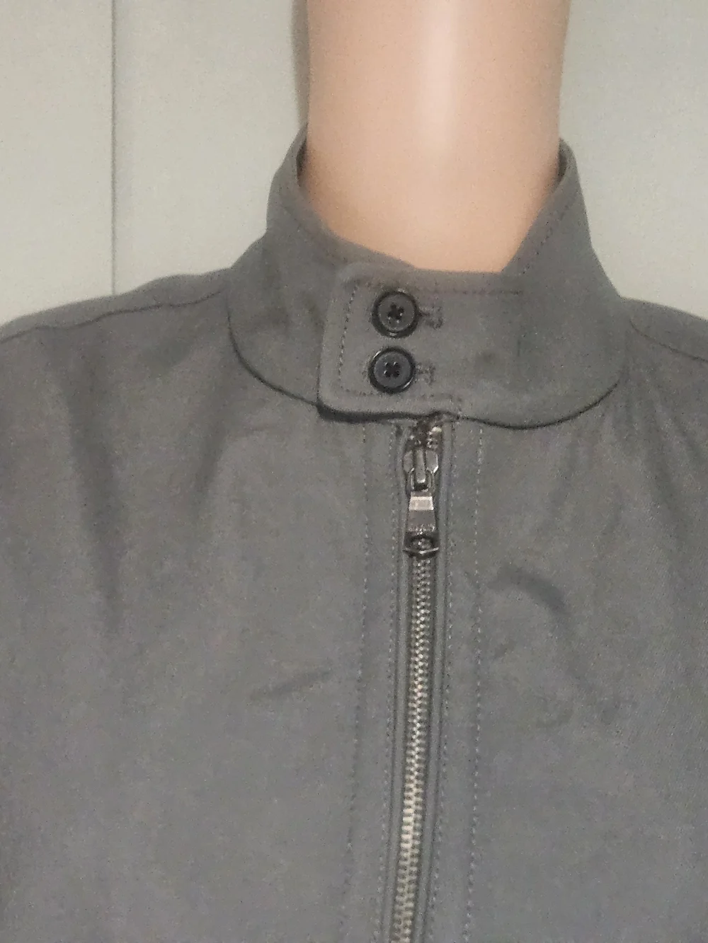 Banana Republic Gray Utility Zip Jacket | Modern Minimalist Lightweight Coat. MD